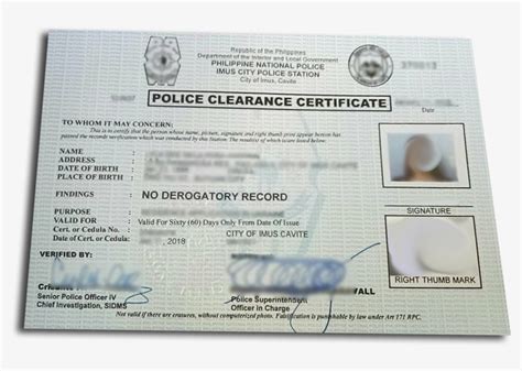 usa police clearance certificate.